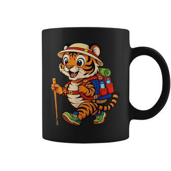 Tigre Mochilero Montaña Exteriorenderismo Anim Taza de café - Regaloses