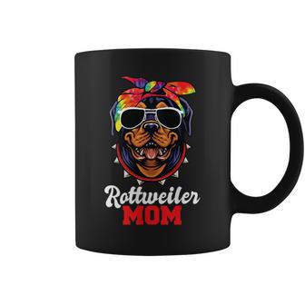 Tinte Lazo Rottweiler Mom Dog In Mangas Taza de café - Regaloses