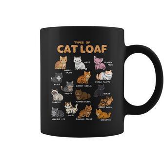 Tipos De Pan De Gato Lindo Gatito Kawaii Gatos Amante De Los Gatos In Mangas Taza de café - Regaloses
