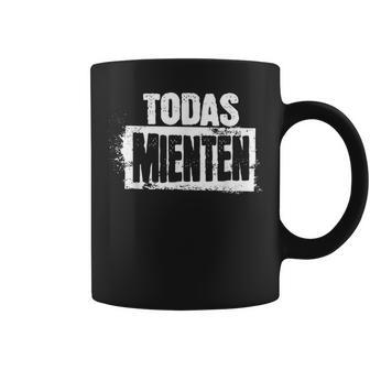 Todas Mienten Cool Rockpanish Espanol Latino Taza de café - Regaloses