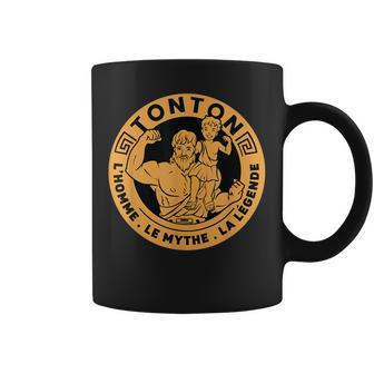 Tonton L'homme Le Mythe La Légende Cadeau Humour Oncle Grec Tasse - Cadeauxyz