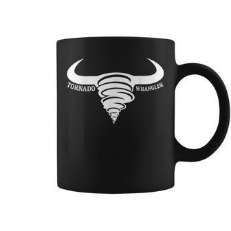 Tornado Wrangler Bold Western Cowboy Graphic Coffee Mug | Seseable UK