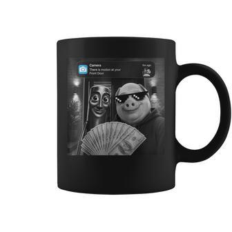 Tung Tung Tung John Pork There Is Motion At Your Front Door Coffee Mug | Seseable UK