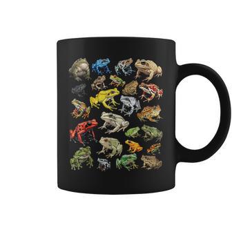 Types Of Frogs Educational Herpetologist Kids Boys Girls Coffee Mug - Thegiftio UK