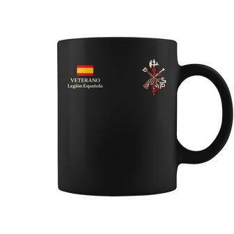 Veterano Legión Española Ejercito Español Honor España Manga Larga Taza de café - Regaloses