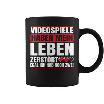 Videospiele Haben Mein Leben Zerstört Gamer Liebe Gaming Tassen - Geschenkecke