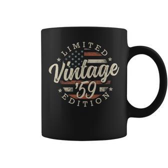 Vintage 1959 Limited Edition Usa Flag 67Th Birthday Coffee Mug - Monsterry UK