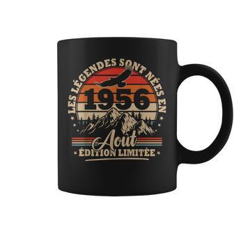 Vintage Anniversaire 70 Ans Cadeau Pour Né En Août 1956 Tasse - Cadeauxyz