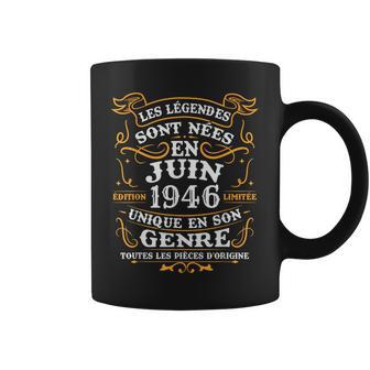 Vintage Cadeau D'anniversaire 80 Ans Nés En Juin 1946 Tasse - Cadeauxyz