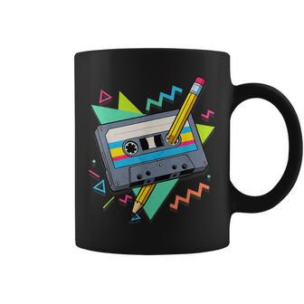 Vintage Cassette Tape 80S 90S Music Retro Pencil Mixtape Coffee Mug - Thegiftio UK