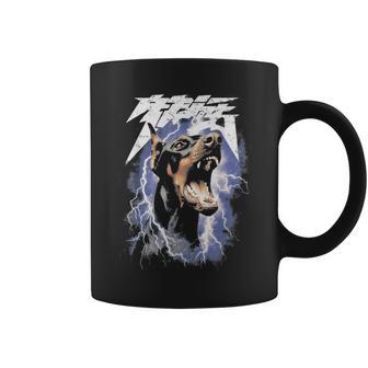 Vintage Dobermann Y2k Grunge 90S Dog Graphic Women Tasse - Cadeauxyz