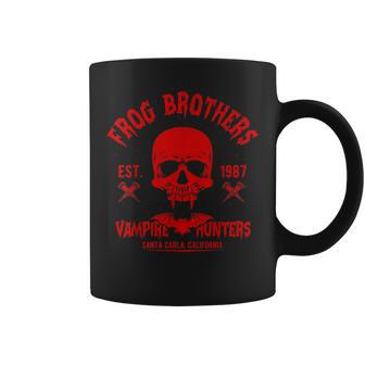 Vintage Frog Bro Retro Skull Skeleton Santa Vampire Hunters Coffee Mug - Thegiftio UK