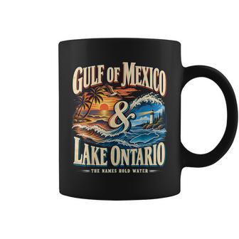 Vintage Great Retro Lakes Gulf Of Mexico And Lake Ontario Coffee Mug | Seseable UK