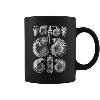 Vintage Haeckel Amonitida Amonoides Moluscos Taza de café - Regaloses