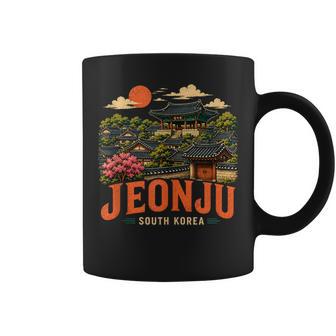Vintage Jeonju Corea Delur Recuerdo Deiaje Monumento Regalo In Mangas Taza de café - Regaloses