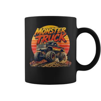 Vintage Monster Truck For Boys Kids Adults Coffee Mug - Thegiftio UK
