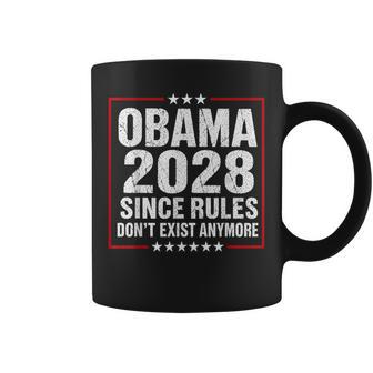 Vintage Obama 2028 Since Rules Don't Exist Anymore Women Coffee Mug | Seseable UK