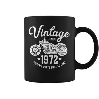 Vintage Retro Motocicleta Cumpleaños 1972 Rider Taza de café - Regaloses