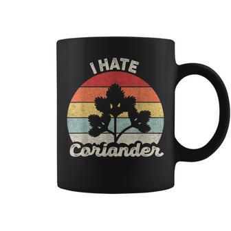 Vintage Retro Odio Cilantro Taza de café - Regaloses