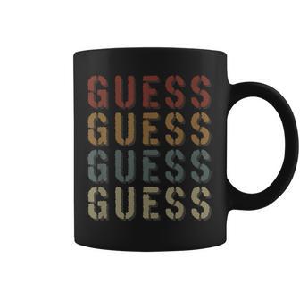 Vintage Style Guess Name Love Heart Guess Coffee Mug - Thegiftio UK