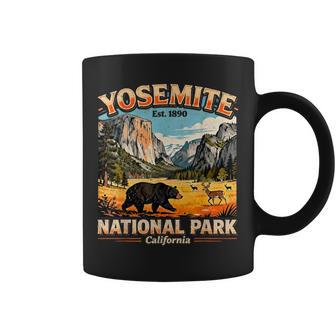 Vintage Yosemite National Park California Nature Hiking Coffee Mug | Seseable UK