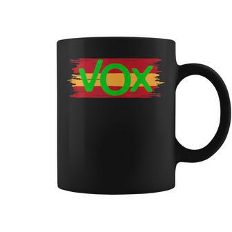 Vox Españaiva Partido Politico In Mangas Taza de café - Regaloses