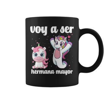 Voy Aer Una Hermana Mayor Chica Nuevo Nacimiento Taza de café - Regaloses
