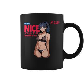 Waifu Sexy Anime Girl Bikini Beach Girl Manga Japanese Style Coffee Mug - Thegiftio UK