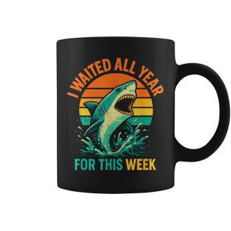I Waited All Year For This Week Shark S Coffee Mug - Thegiftio UK