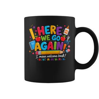 Welcome Back To School Happy First Day Of School Teacher Coffee Mug - Thegiftio UK