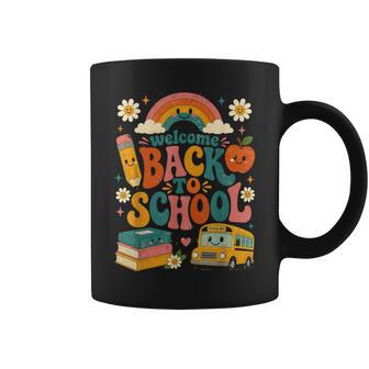 Welcome Back To School Rainbow Teacher Apparel First Day Coffee Mug - Thegiftio UK