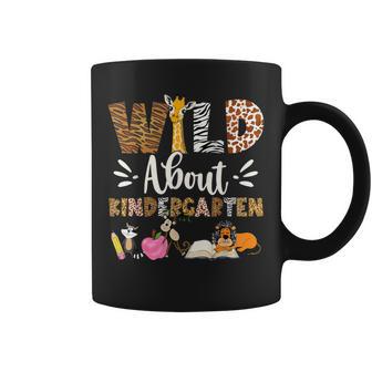 Wild About Kindergarten Animals Jungle Leopard Kid Teacher Coffee Mug - Thegiftio UK
