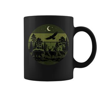Wildlife Forest Silhouette Nature Outdoors Kids Coffee Mug | Seseable UK