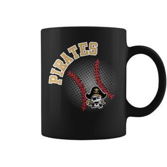 Women's Pirates Baseball Mom Game Day Sports Gold Pirate Pride Coffee Mug | Seseable UK
