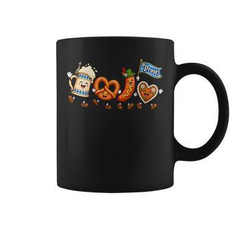 Women's Prost Cute Oktoberfest Beer Pretzel Bratwurst Coffee Mug | Seseable UK