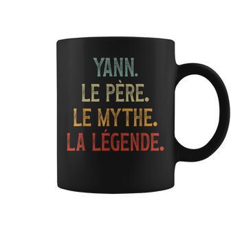 Yann Le Père Le Mythe La Lègende Cadeauintage Humour Tasse - Cadeauxyz