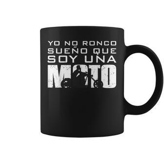 Yo No Roncoueño Queoy Una Moto Motorista Motero Taza de café - Regaloses