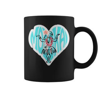 ハワイ アロハ フラダンス フラガール 黒 かわいい ハート フラ レッスン ハワイアン 南国 花 人気 トロピカル コーヒーマグ - Kawaiitshirt