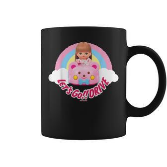 メルちゃん くまさんカーでlet's Go Drive 〜Under The Rainbow〜【片面プリント】 コーヒーマグ - Kawaiitshirt