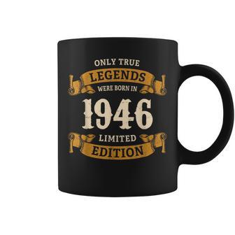 ヴィンテージ 1946 ギフト 男性 女性 長寿祝い 1946年生まれ ユニークな誕生日プレゼント コーヒーマグ - Kawaiitshirt