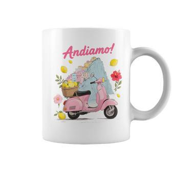 Andiamo Trottinette Italienneouvenir D'italie Fleur De Citron Tasse - Cadeauxyz