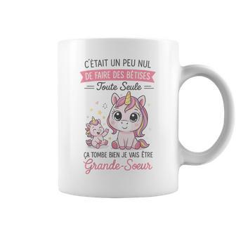 Annonce Grossesse Fille Cadeau Future Grandeœur Licorne Tasse - Cadeauxyz