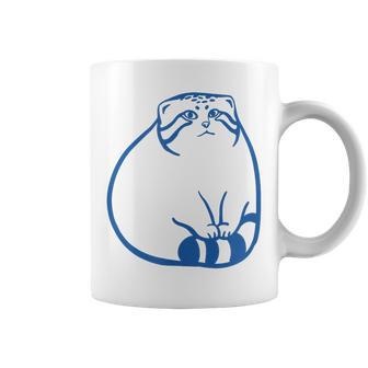 Arte Estilizado De Un Lindo Chonker Patas De Gato De Pallas En La Cola Taza de café - Regaloses
