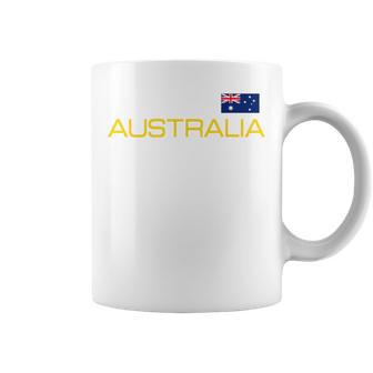 Australia Flag Australian Athletic Sports Jersey Style Coffee Mug - Thegiftio UK