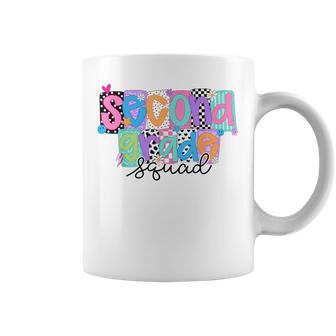 Back To School Second Grade Squad Cute Grade Level Team Kids Coffee Mug | Seseable UK