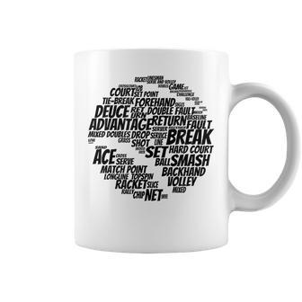 Balle De Tennis Termes De Tennis Joueurs De Tennis Drôle Tasse - Cadeauxyz