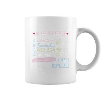Cadeau 54 Ans De Mariage Pour Couple Noces De Zibeline Haut De Gamme Tasse - Cadeauxyz