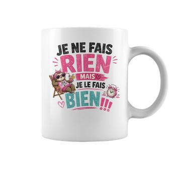 Cadeau Humour Je Ne Fais Rien Drôle Paresseux Citation Tasse - Cadeauxyz