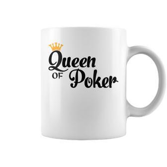 Cadeau Queen Of Poker Tasse - Cadeauxyz