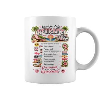 Cadeau Retraitée Original Les Règles De La Retraite Tasse - Cadeauxyz